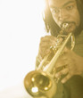 Man playing trumpet
