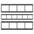 drei diverse dia filmstreifen vektor illustration