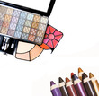 Trucco, bellezza, colori, ombretti.