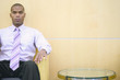 Businessman sitting in chair