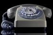 Telefono antiguo con rueda de marcar