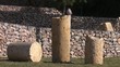 Restos de columnas de la epoca romana en Tarragona