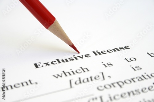 Photo: License form License form