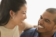 Couple laughing