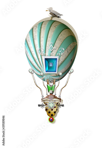 Illustration: Blue balloon Blue balloon