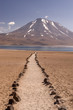 Volcano in the Atacama desert