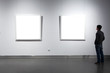 frames on white wall