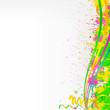 bright summer vbstraktny background with splashes of