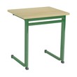 3d render of school table