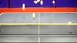 A lot of balls jump in table tennis table. A lot of balls jump in table tennis table.