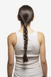 Young woman's braid