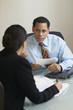 Business people talking