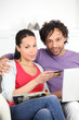 Couple shopping online