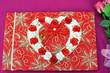 The wedding guest book.