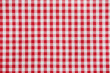 kariert Tischdecke, rot-weiss