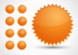Button Set Orange
