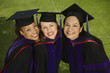 Three female graduates