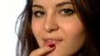 Video: Sexy woman looking, posing and smiling Sexy woman looking, posing and smiling