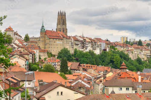 Photo: old town of Fribourg, Switzerland old town of Fribourg, Switzerland