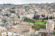 ancient Roman theater in Amman , Jordan