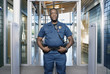 Security officer posing