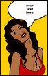 glad tawny woman