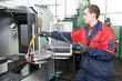 Photo: worker hoisting detail tool worker hoisting detail tool