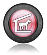 Red Industrial Style Icon "Stable"