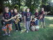 Group portrait of child band