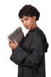Female attorney a graceful young lady