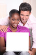 Couple on computer