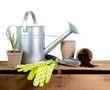 Assorted gardening tools