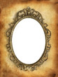 antique frame with a blank white area for your image antique frame with a blank white area for your image