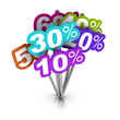 Illustration: rabais, réduction, promotions ou soldes rabais, réduction, promotions ou soldes