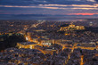 Greek Parliament and Parthenon aerial view in the afternoon