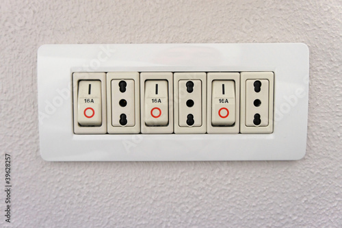 Photo: electrical power outlet electrical power outlet