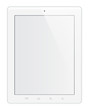 Vector: Tablette tactile blanche éditable Tablette tactile blanche éditable