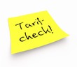 Notizzettel - Tarifcheck!