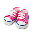 Pink baby shoes