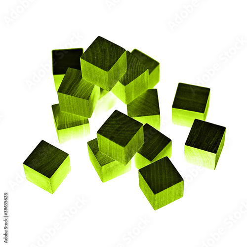 Photo: green blocks green blocks