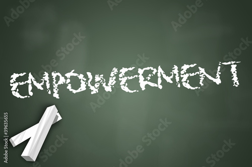 Illustration: Chalkboard "Empowerment" Chalkboard "Empowerment"
