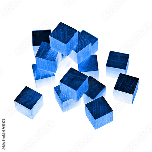 Photo: blue blocks blue blocks
