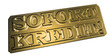 3D Goldschrift - SOFORTKREDIT