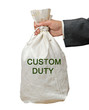 bag with custom duty