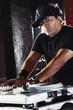 Portrait of Hispanic male dj