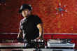 Portrait of Hispanic male dj