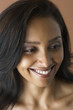 Close up of Asian woman smiling