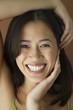 Close up of Asian woman smiling