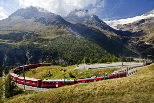 Photo: Switzerland railway Switzerland railway