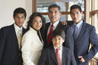 Portrait of Hispanic family